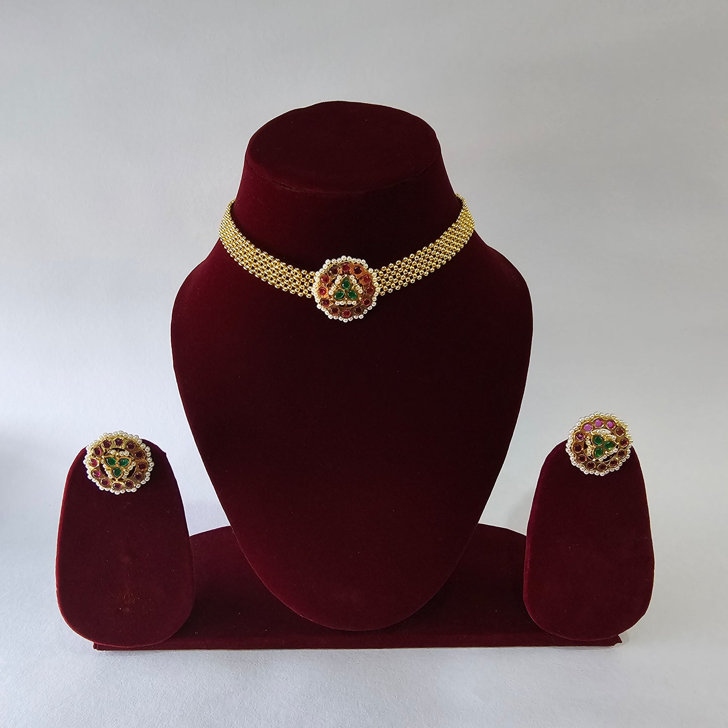Angel Glitterz – Traditional Beaded Choker Necklace (AG8077)