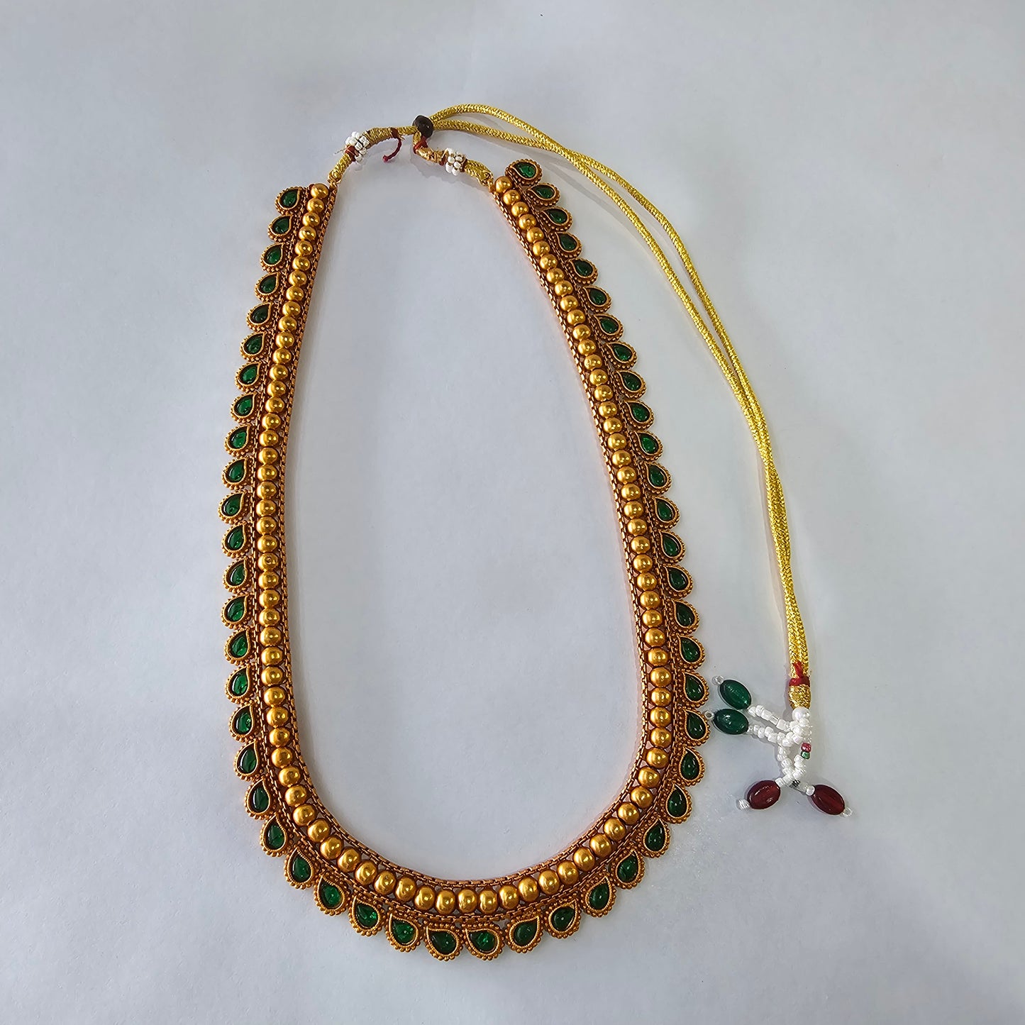 Angel Glitterz – Matt Finish Long Necklace Set (AG8078)
