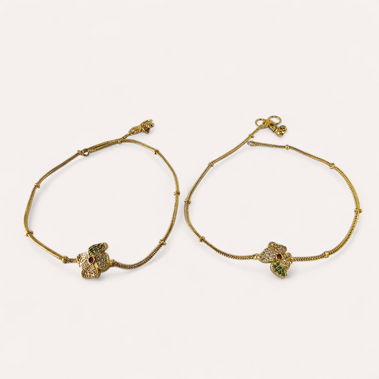 Angel Glitterz – Matt Finish Traditional Anklets (AG8082)