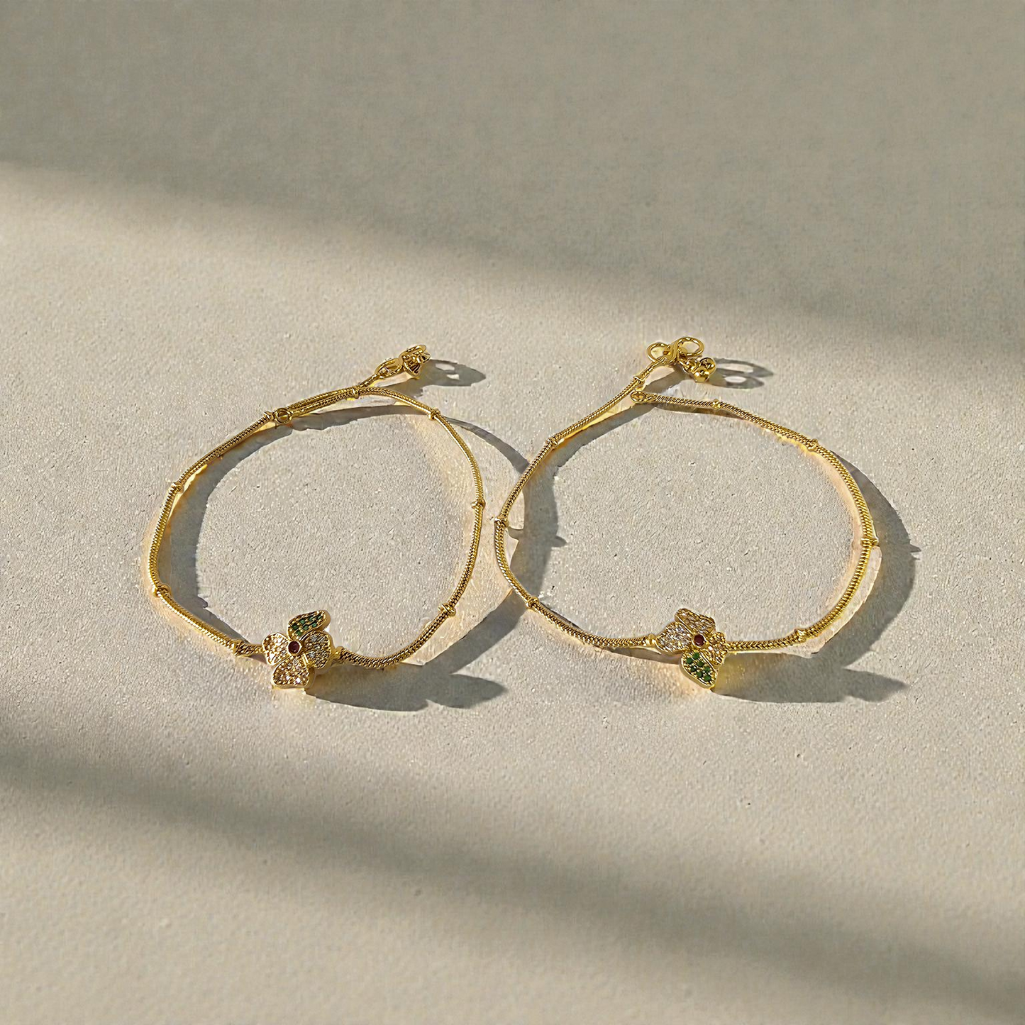 Angel Glitterz – Matt Finish Traditional Anklets (AG8082)