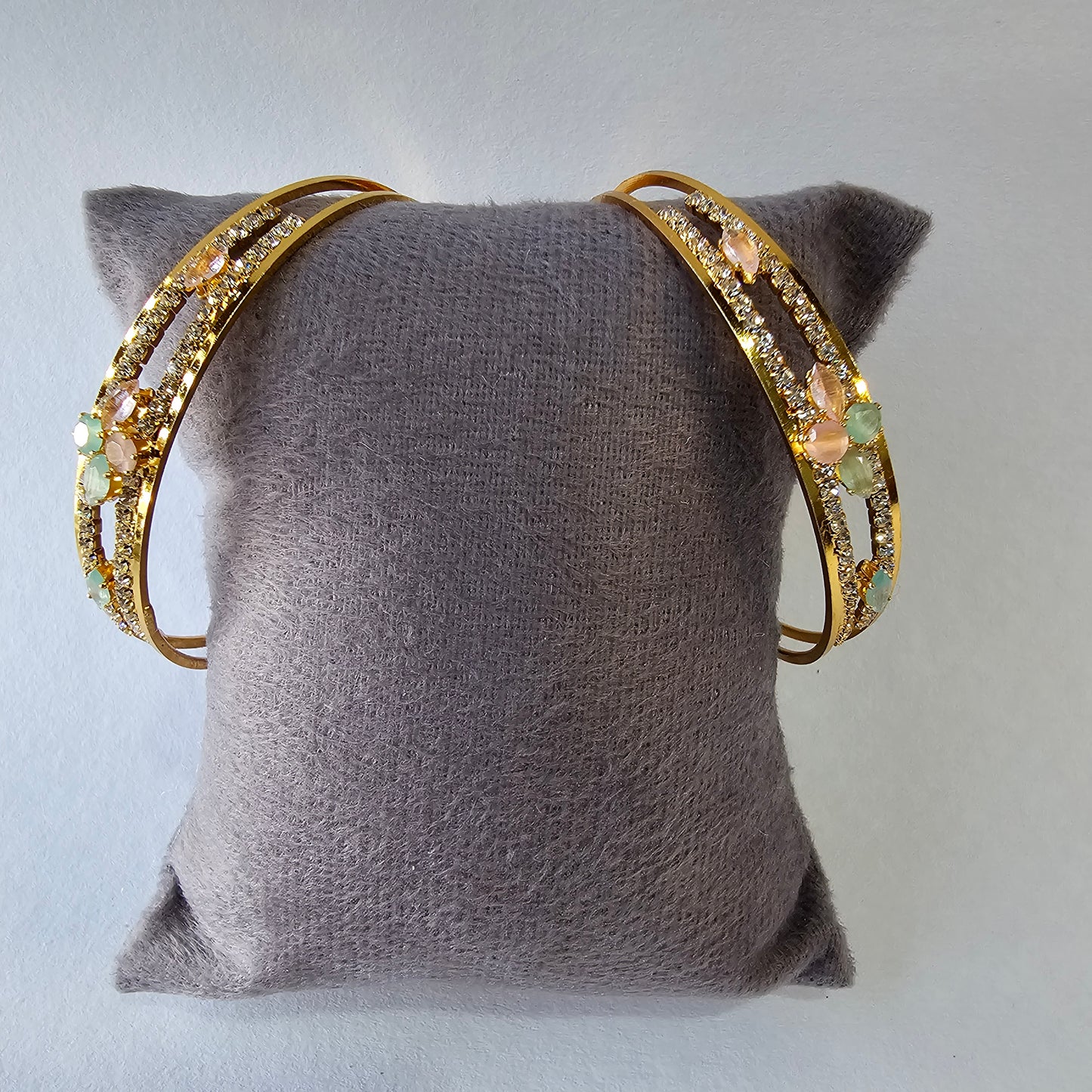 Angel Glitterz – Anti-Tarnish AD Stone Bangle -Single Bangle (AG8092)