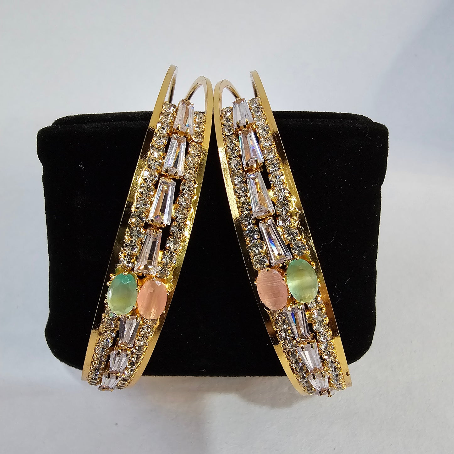 Angel Glitterz – Anti-Tarnish  AD Stone Bangle-Single Piece (AG8093)