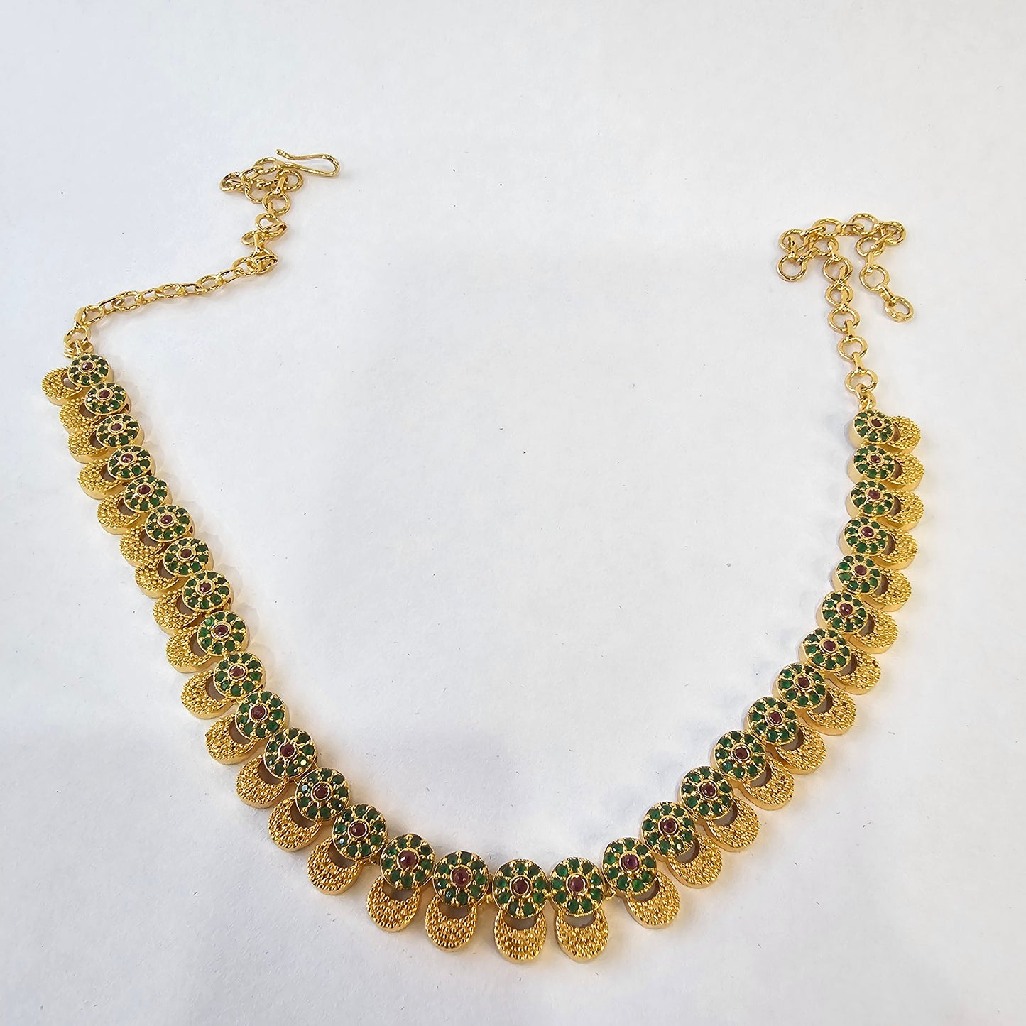 Angel Glitterz – Stone Accent Coin Motif Necklace (AG8107)