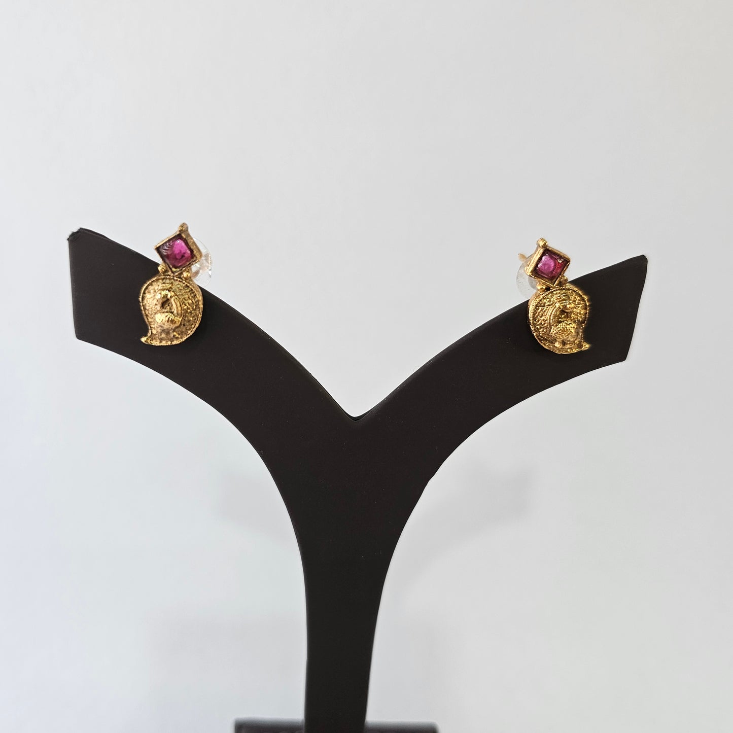 Angel Glitterz – Mango Motif Matt Finish Short Necklace Set (AG8123)