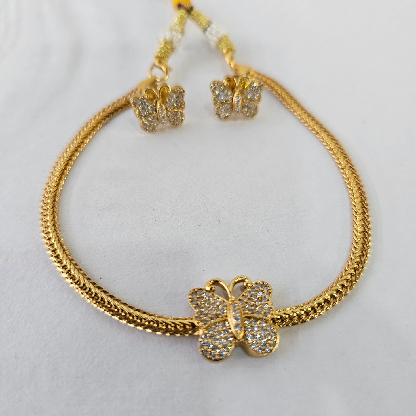 Angel Glitterz – Butterfly Motif Choker Necklace Set (AG8127)