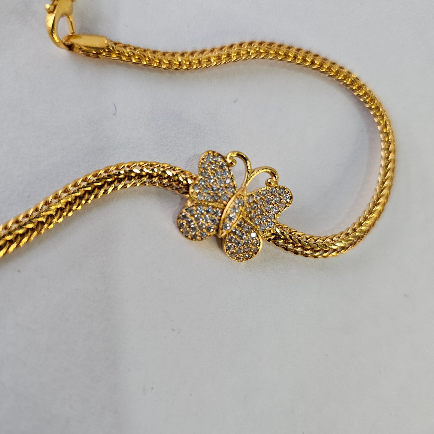 Angel Glitterz – Butterfly Motif Choker Necklace Set (AG8127)