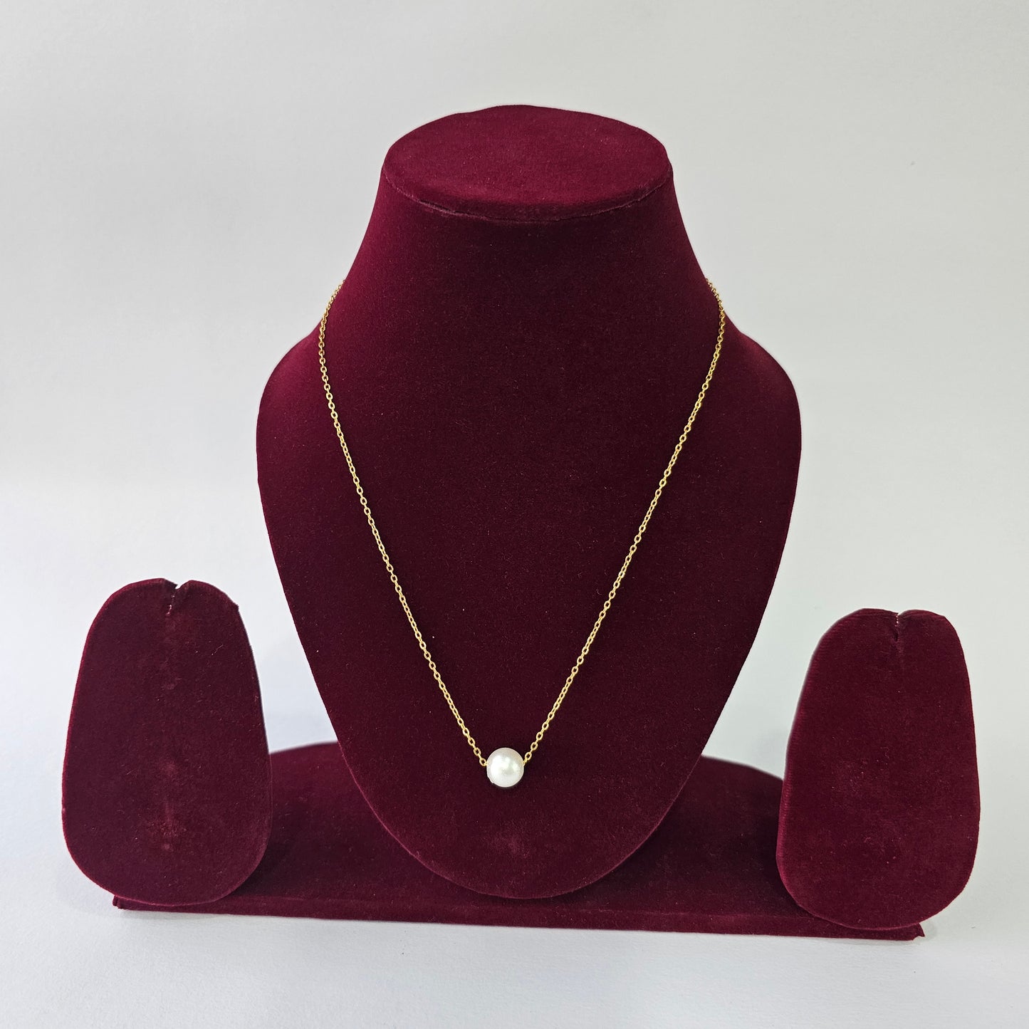 Angel Glitterz – Minimal Pearl Pendant Chain (AG8150)