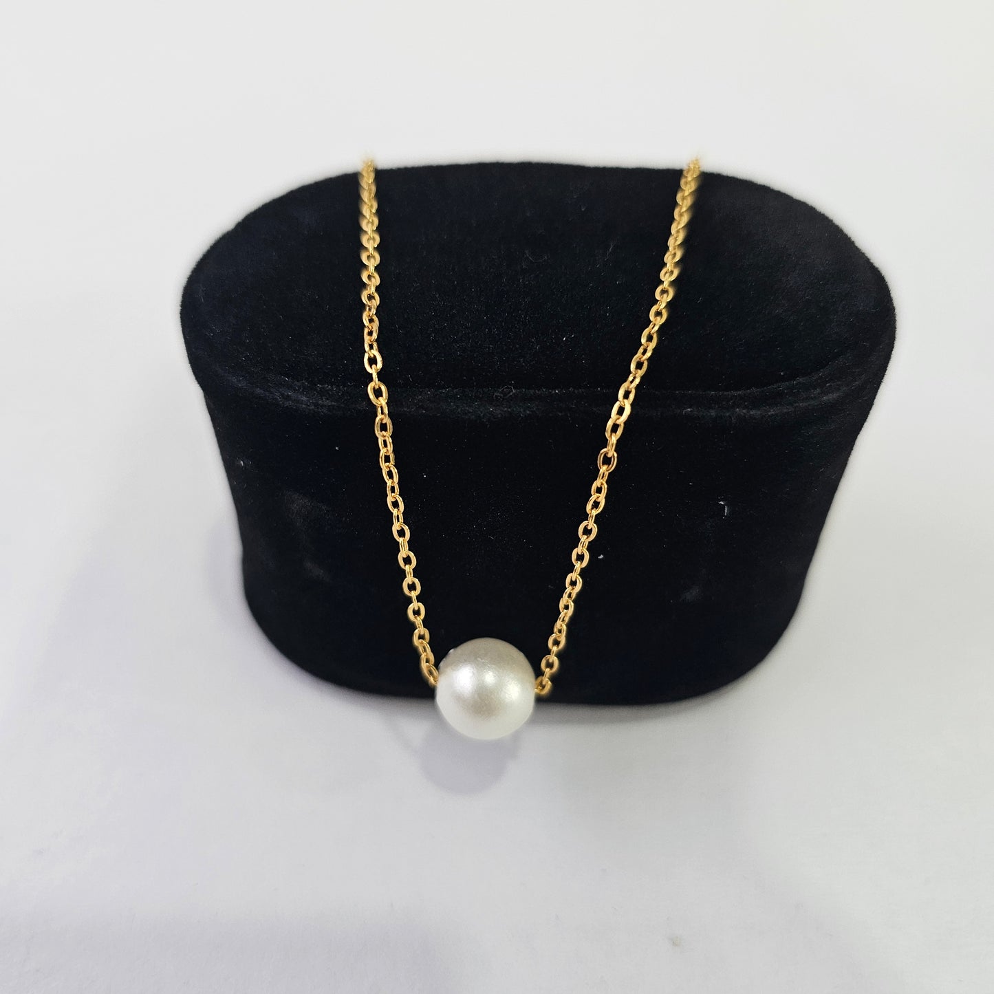 Angel Glitterz – Minimal Pearl Pendant Chain (AG8150)