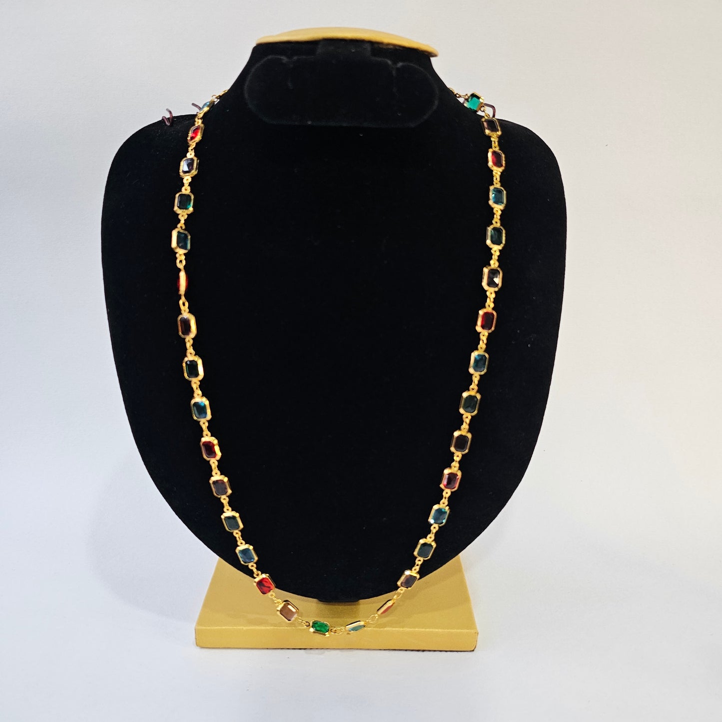 Angel Glitterz – Multicolour Stone Long Chain (AG8158)