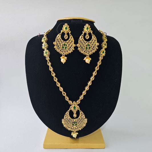 Angel Glitterz – Chand Bali Necklace Set (AG8190)