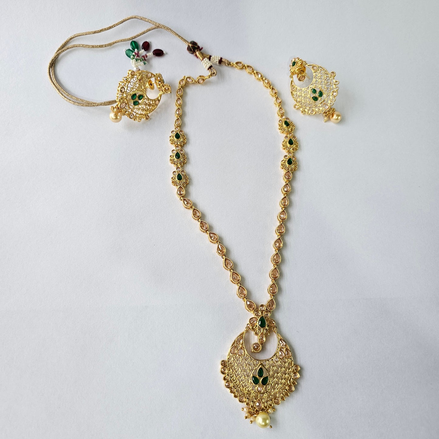 Angel Glitterz – Chand Bali Necklace Set (AG8190)